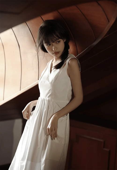 清纯美女摄影图片