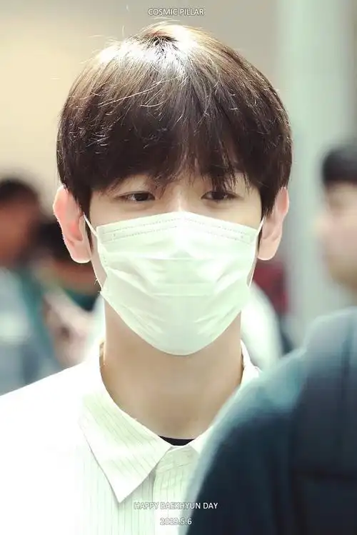 【图楼】边伯贤口罩素材02