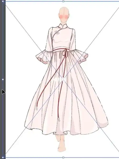 ai手绘服装效果图