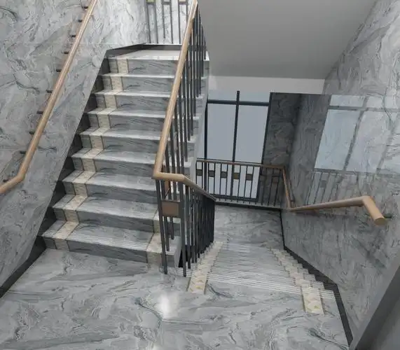 600x1200mm通体大理石原槽艺术梯级砖