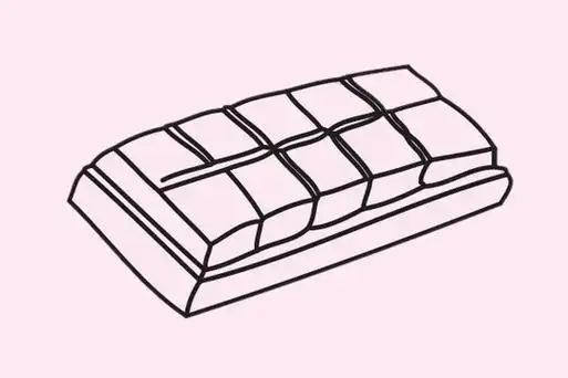 巧克力简笔画图片