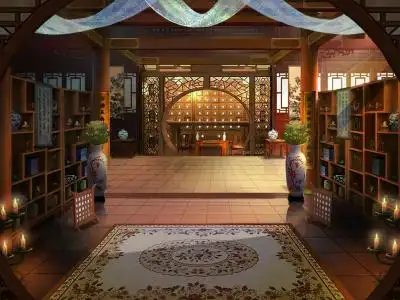 古风橙光场景图