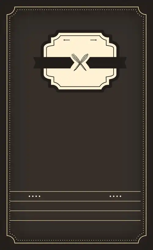 创意背景,复古,欧式,菜单,边框,海报背景,西餐菜单,黑色背景,大气