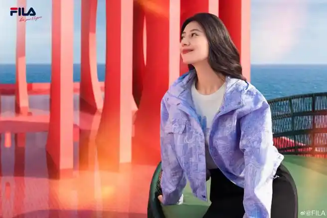 fila时尚运动代言人高圆圆##fila时尚印花##fila裙装##fila半裙