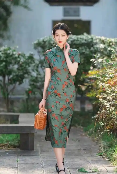 原创身着旗袍拍照如何拍出优雅知性的美6个姿势技巧可以参考