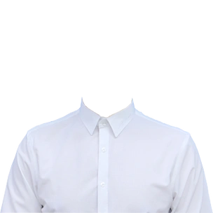 白衬衫证件照免抠psd素材男白底女士正装证件照模板女士证件照服装白