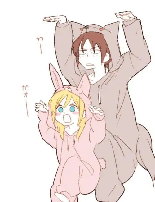 进击的巨人 百合组 尤弥尔&赫里斯塔