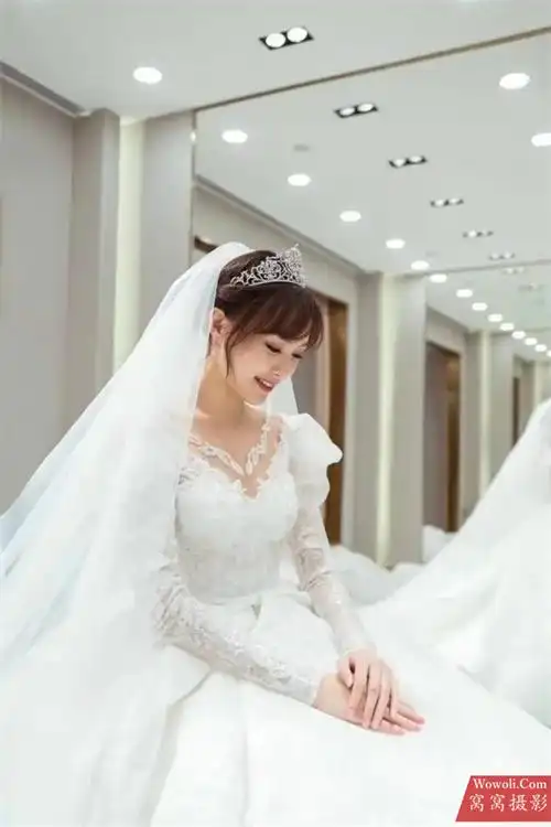 唐嫣婚纱照
