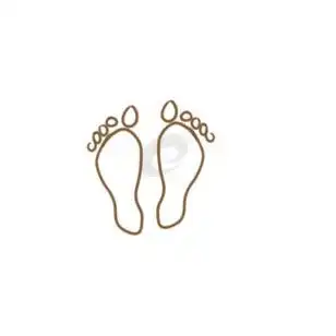 简笔画图片免费下载 一串脚印图片大全 千库网png脚丫脚印logo素材