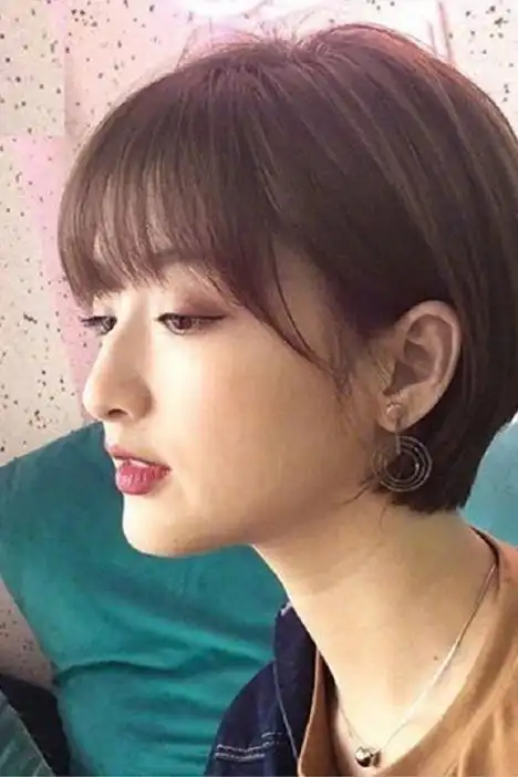 假发女短发bobo头自然逼真帅气蓬松短直发 韩国齐刘海假发套圆脸
