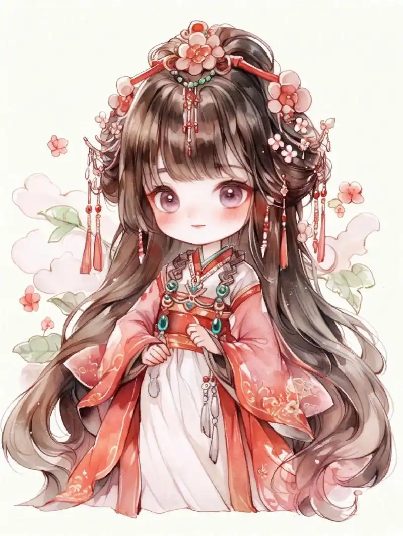 q版古风女生头像