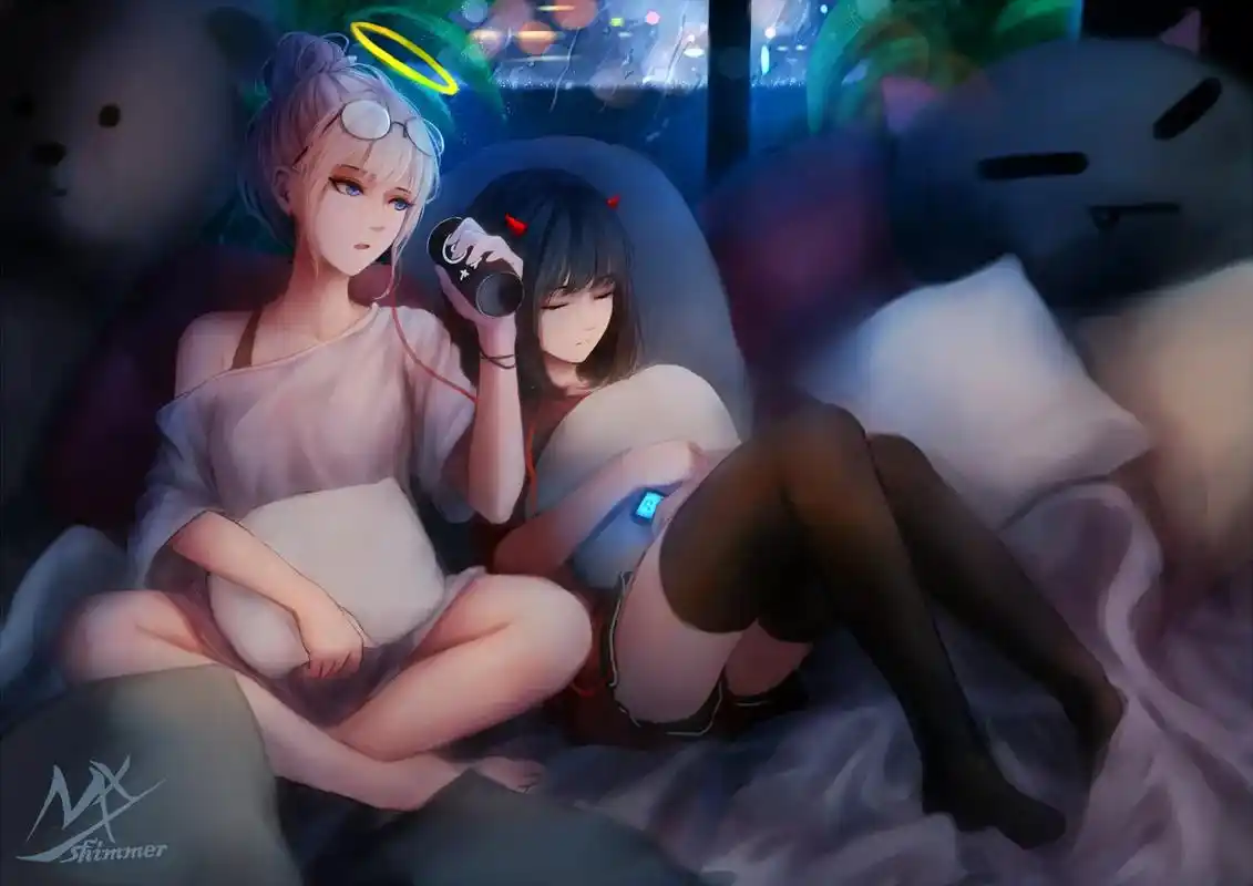 送你们几张好看的壁纸#二次元高清壁纸#梦夏shimmer - 抖音