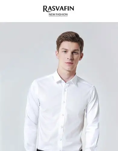 南极人品牌男装秋季白衬衫男长袖商务正装修身黑色职业大码工装上班