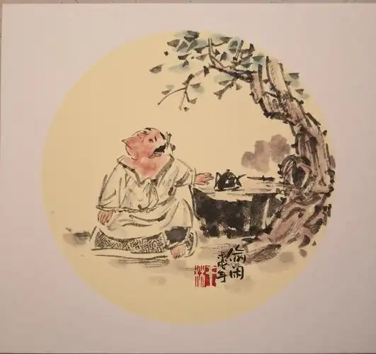 王林水墨画漫画选登一