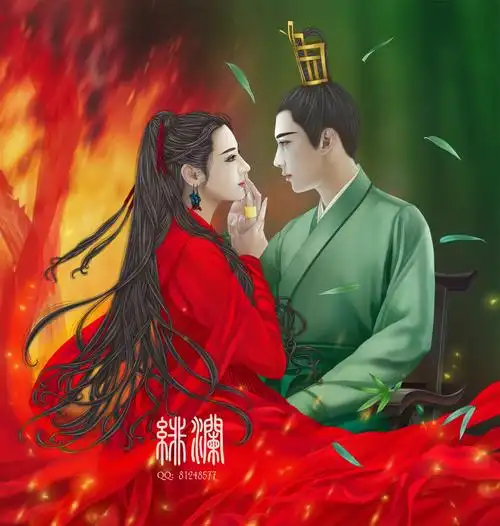 烈火如歌_插画师绯澜__插画师作品_涂鸦王国gracg.com