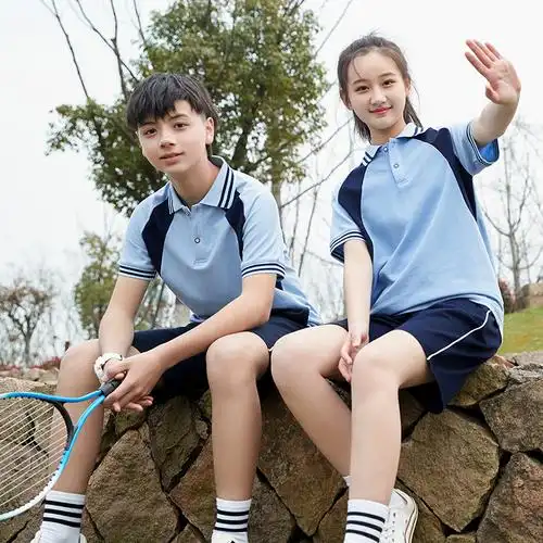中小学生校服套装学院夏季初中生毕业运动服高中生班服校服