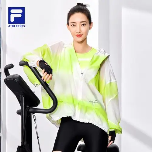 外套fila斐乐王丽坤同款梭织运动2021夏季新款运动茄克