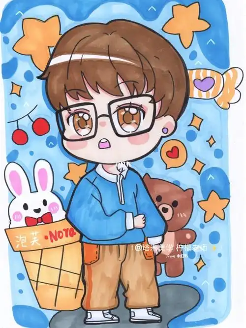 q版动漫男生人物初级动漫男生系列