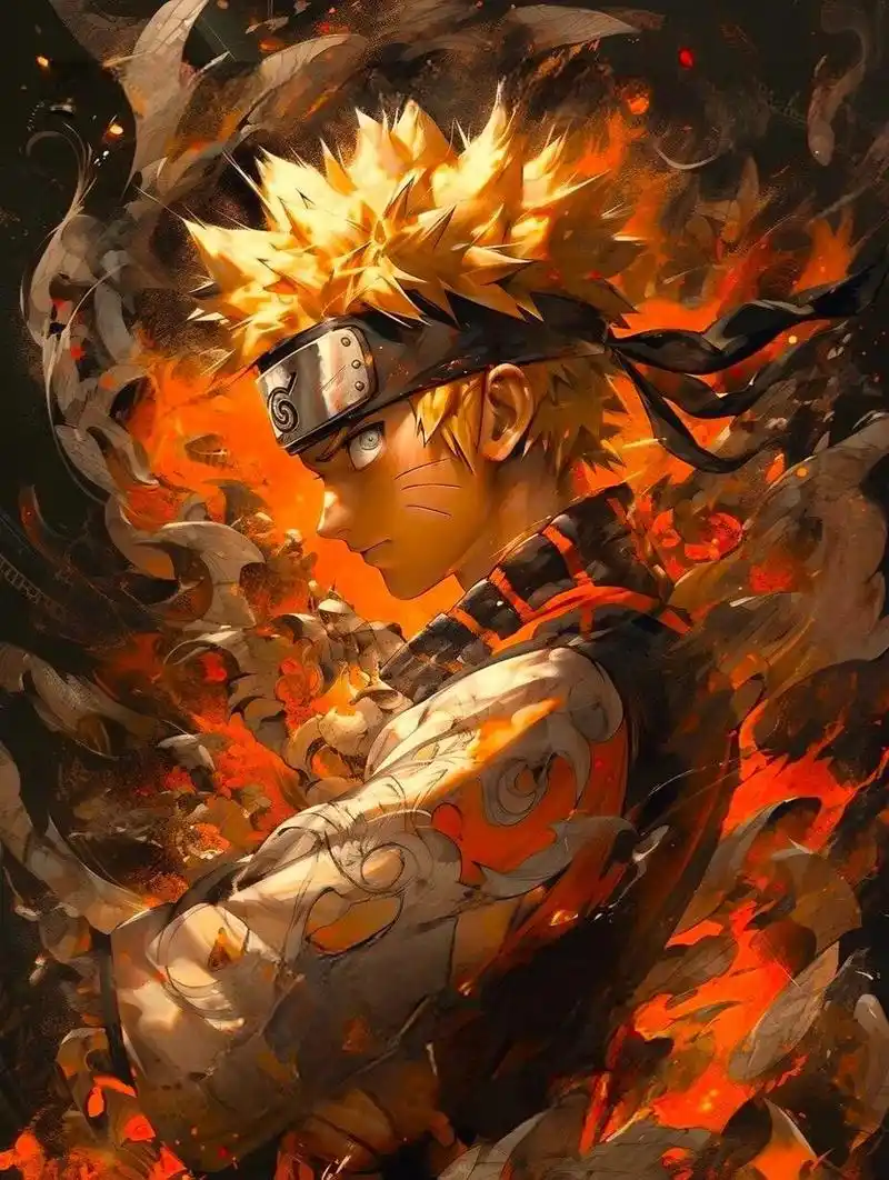 火影忍者丨漩涡鸣人超帅壁纸十张 我也变强了,为了成为火影,为了不输