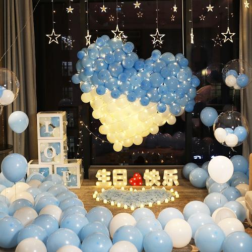 生日快乐led字母灯惊喜浪漫派对趴体道具装饰品场景布置创意气球