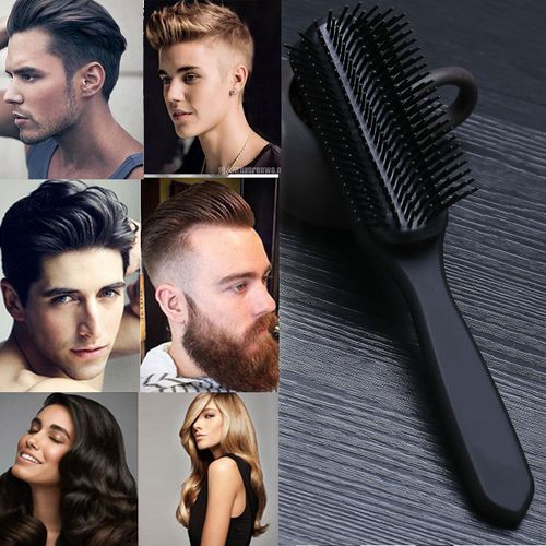 发廊男士排骨梳大背头造型梳专用吹卷发梳理发店专业油头梳子九排