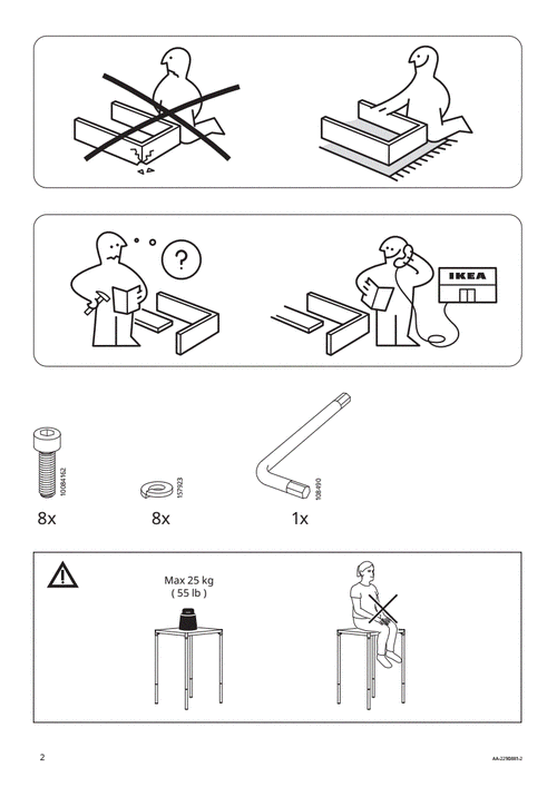 ikea宜家 fejan 菲阳(货号204.872.17)安装指南组装说明书.pdf