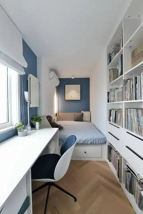 大学生的住宅是如何的?82平米两居室现代装修设计效果图!