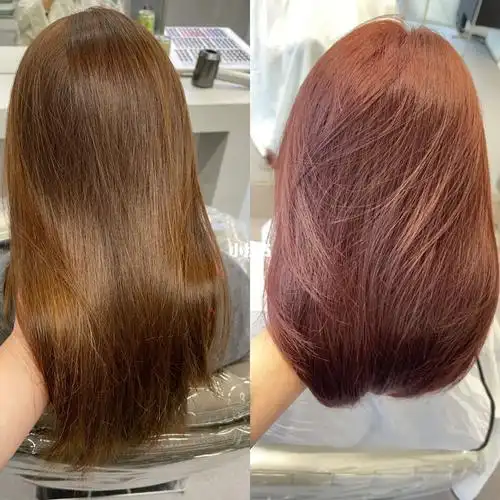 不用漂也能染的焦糖粉棕色～素颜也显白秋冬发色推荐 显白发色 不