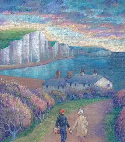 彩铅画也可以画的如此唯美颠覆你对彩铅的传统认知