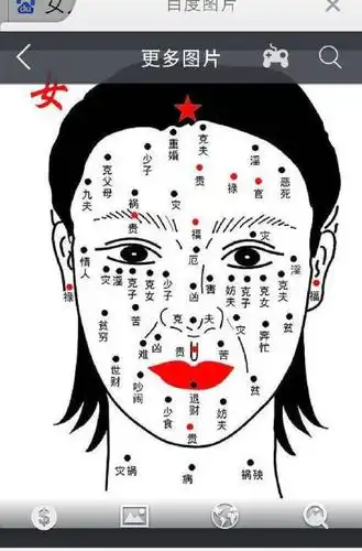 女人面部痣相图解_是吉利之相痣在(13)