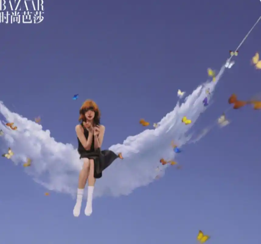 《时尚芭莎》七月刊封面!angelababy杨颖的美貌再次席卷全场.