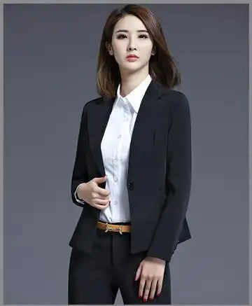 2017新款时尚韩版西服ol女士西装正装工作服