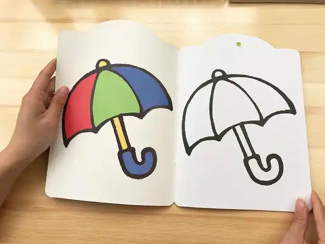 儿童入门画画本0123岁4宝宝涂色书绘画填色绘本图画册玩具36岁玩涂色