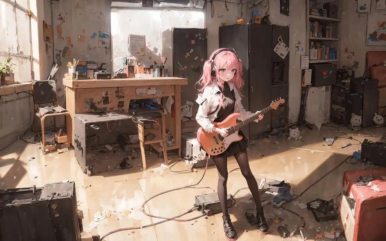 多久没看演唱会了?#二次元美图壁纸大全 #ai绘画 - 抖音