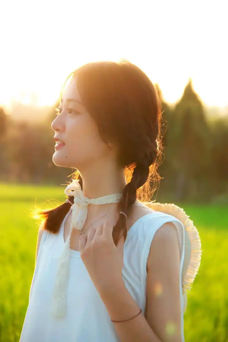 稻田写真 #固始 #固始约拍 稻田写真太治愈了!给漂亮妹妹 - 抖音