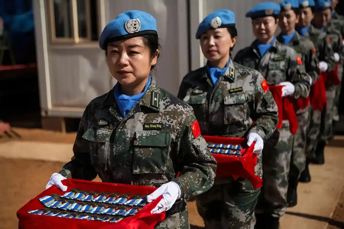 中国蓝盔#维和步兵营#不负重托#不辱使命不 - 抖音