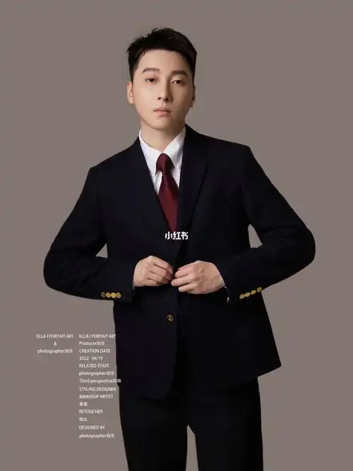 男士写真杂志封面西服写真广州约拍