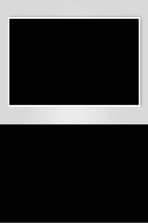 纯黑香水化妆品礼盒样机