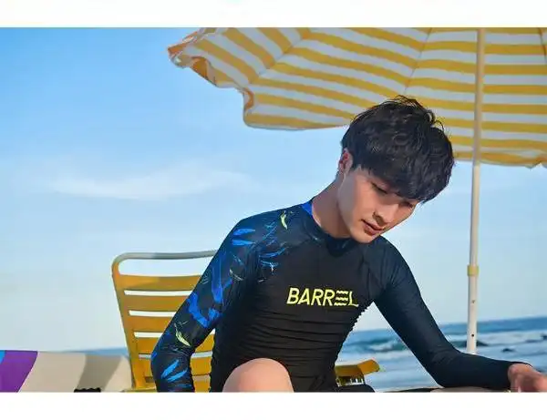 barrel夏日冲浪店王一博同款男士odd防晒泳衣长袖冲浪服泳装上衣