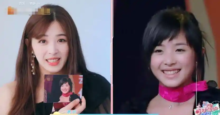 原创张含韵出道初期旧照被传截图放大三倍从小美到大实锤了