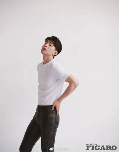 邓伦最新杂志封面图来袭肌肉于红色西装内若隐若现