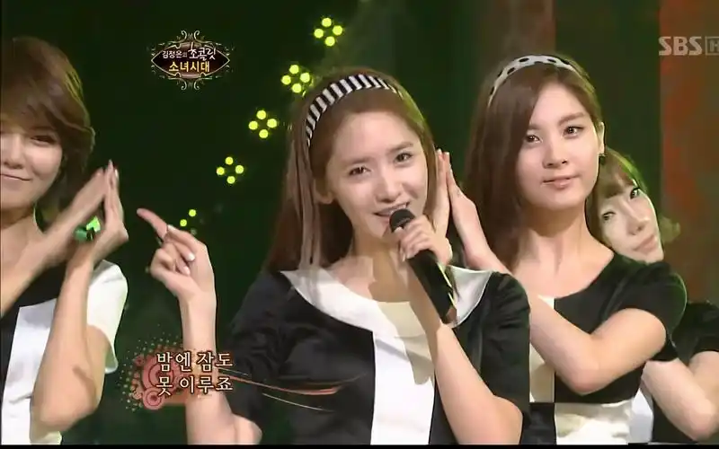 少女时代-《gee》小时候觉得韩国最漂亮的女人就是林允儿