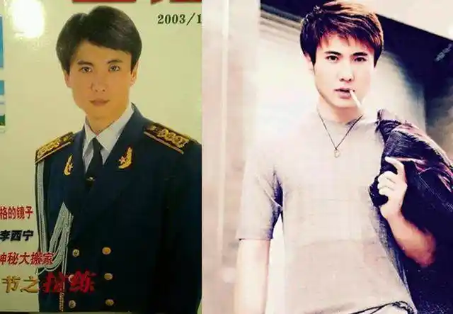 结果,年轻时沈腾的军装照真是五官周正,自带吸引目光的属性.