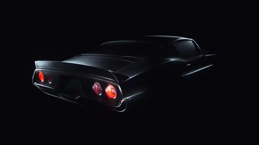 酷炫黑色跑车桌面壁纸