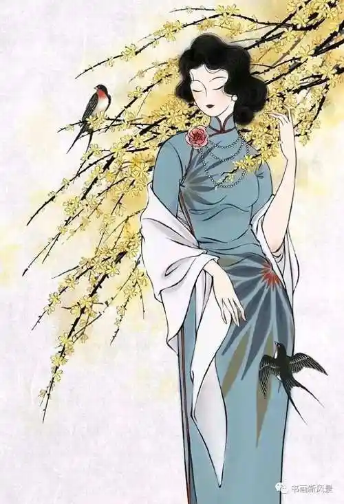 一组民国旗袍美人!