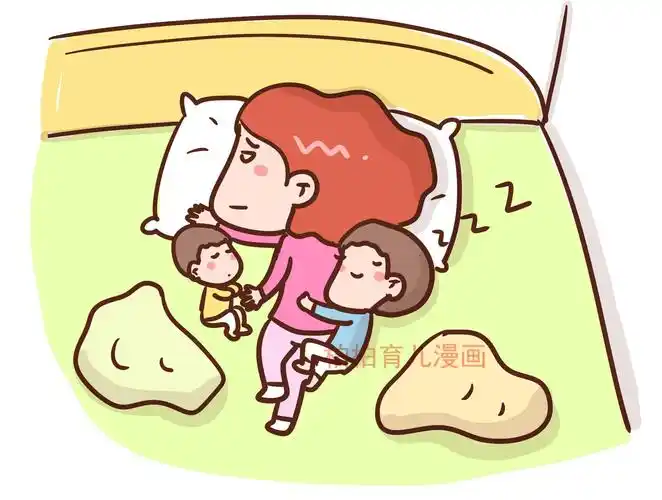 带两个儿子睡觉的老母亲值得全世界去心疼