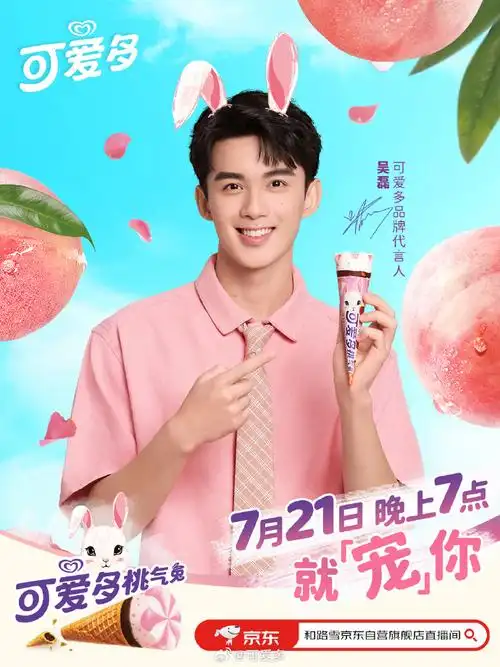 可爱多品牌代言人吴磊