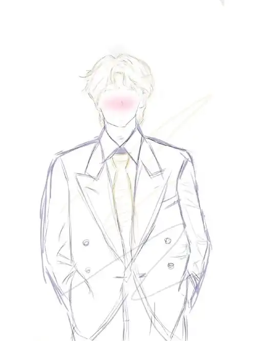 朱正廷  #线稿  #画画