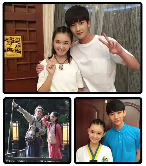 擦眼泪跟王俊凯也有不少感情戏份蒋依依在《天坑鹰猎》里饰演可爱的小