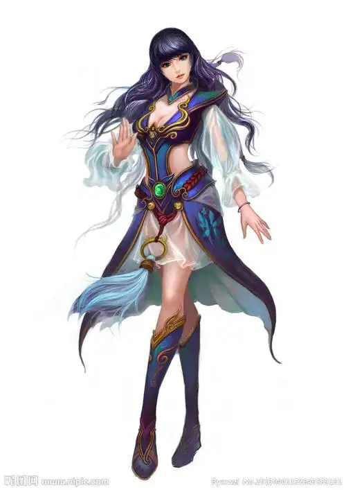 游戏美女设计图__动漫人物_动漫动画_设计图库_昵图网nipic.com